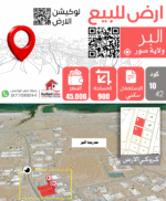 ارض للبيع البر